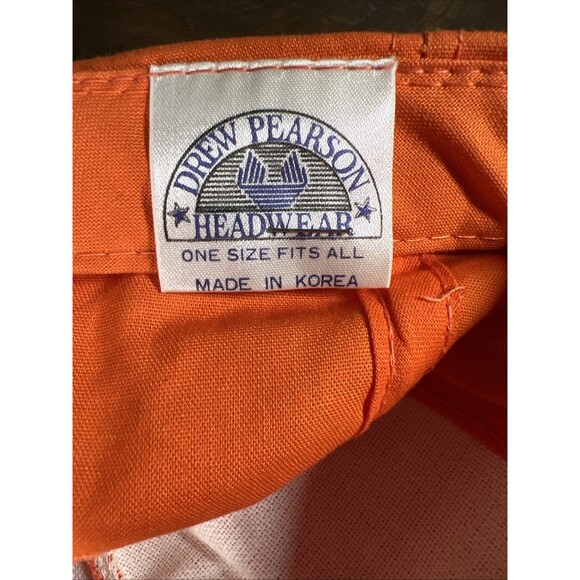 Vintage Orange Denver Broncos Snapback NFL Licensed Drew Pearson Hat Cap Korea - Picture 7 of 7